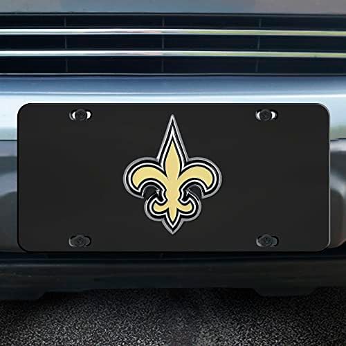 ФАНМАТЫ 33613 New Orleans Saints 3D Черно Регистрационен номер