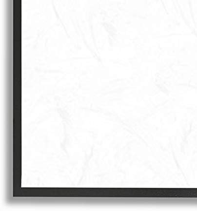 Козметичен Флакон за парфюм Stupell Industries Tropical Glam с шарени Листа Монстеры, разработен Мартиной Павлова, монтиран на стената фигура в черна рамка, 11 x 14, жълт