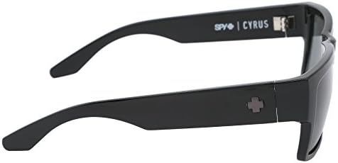 Слънчеви Очила SPY Optic Сайръс Блясък-Черни с Щастлив Сиво-Зелен Стикер на Стъклото
