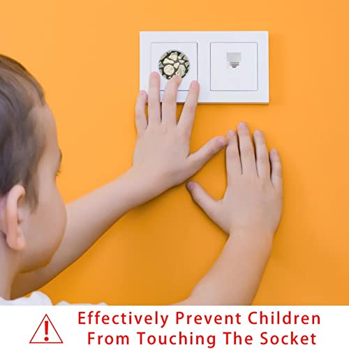 Капачки на контакти LAIYUHUA За защита от деца (на 12 и 24 опаковки) с Устойчива Защита на електрически щепсел | Пластмасови капачки на контакти за безопасност на деца | Ле?