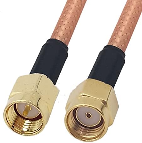 Съединители RG142 кабел за Свързване RP-SMA/SMA мъжки/женски към RP-SMA/SMA мъжки/женски на 50 Ома Кабел RG142 Директен