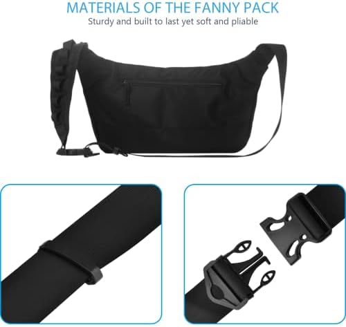 Спортна Поясная чанта NZII за мъже и жени, Градинска Поясная чантата е с 6 Джоба с цип, Голям Чанта с Регулируема Каишка