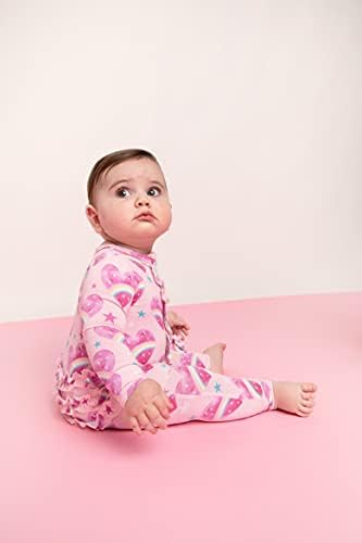 Луксозен Фъстъци - Pajamas без крачета за малки момичета - Бамбукови Детски Пижами, Детски Пижами, Детски Пижами,