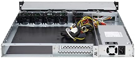 Сървър за съхранение на данни с възможност за гореща замяна, с 4 отделения на шасито 1U, интегративен такса 6 GB /SATA,