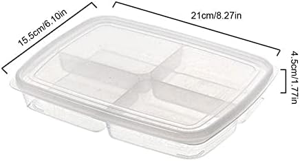 WNPXQNT 4 Окото Преносим Хранително-вкусовата Кутия За Съхранение на Плодове Отделение на Хладилника С фризер Организаторите