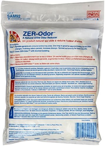 Penn-Plax S. A. M. ZER-Клещи миризма на домашни животни и дезодорант – Кристали на зеолит Намаляват вонята на урина – 1 фунтовый пакет