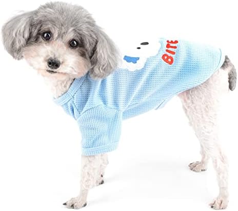 Zunea Дрехи за кучета, Тениски, Летни Ризи за малки Кучета, като Основната тениска с къс ръкав, Мека Дишаща