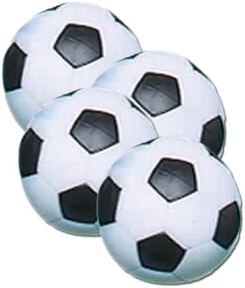 Топки за настолен футбол Fat Cat: Топки за настолен футбол стандартен размер 36 мм, черен / Бял, 4 опаковки