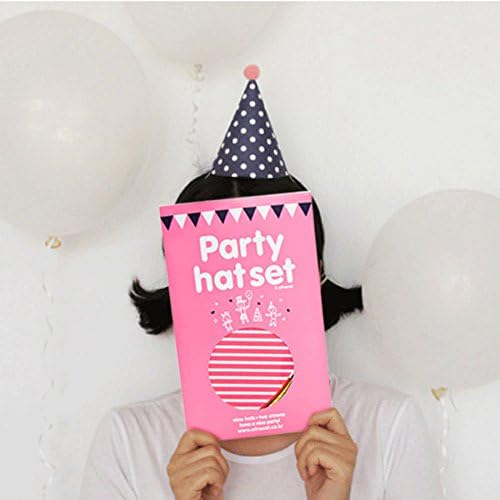 сладки мини-шапки за парти в чест на рождения ден под формата на хартиения конус за деца, Комплект Шапки за Забавно