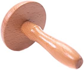 The Quilted Bear Darning Mushroom - Гладка дървена штопальная пишеща машина-гъби със здрава дръжка и постепенно
