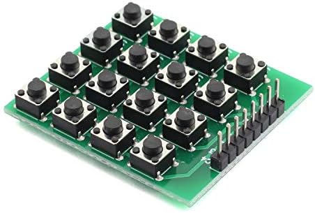 Tegg 1 БР 8-Пинов 4x4 Матричен 16 Ключ Модул Кнопочной клавиатура за Arduino Raspberry Pi
