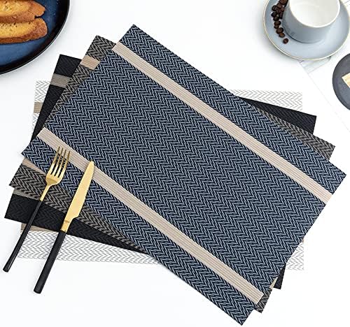 Комплект кърпички Rukulin от 4 Подложки за хранене, защищающих повърхност от прегряване и петна, Миещи Винилови постелки