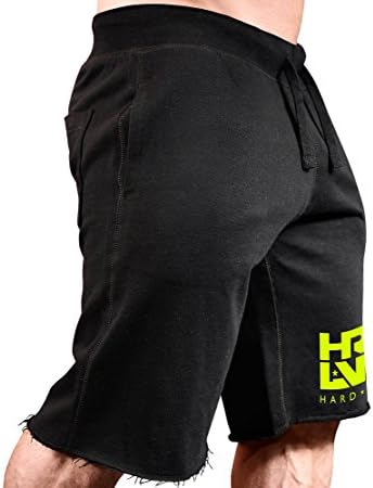Мъжки спортни къси панталони Monsta Clothing Co. за тренировки (Hard Живееш РЧР-LVN) за фитнес и фитнес