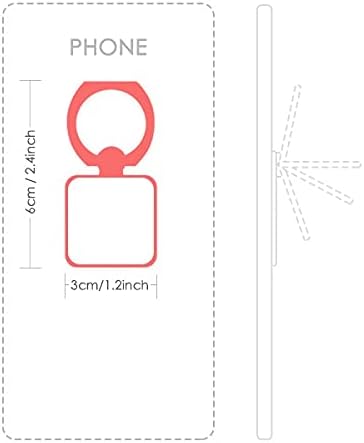 Предупредителен Символ На Жълто-Черна Камера Триъгълник Квадрат Пръстен За Мобилен Телефон Поставка Притежателя Скоба Универсална