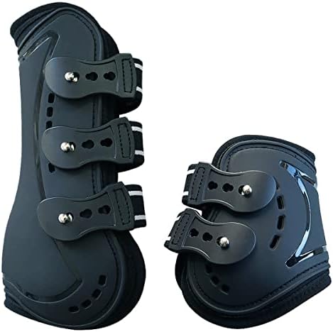 Ботуши за езда Wandrola, Спортни обувки с отворени предни сухожилиями за скачане, Обувки с предпазител на задните крайници, по-Надеждна Защита на краката, Класически ак