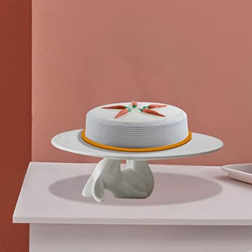 Cabilock 1 Комплект Чиния за Торта с Поставка За Сладкарски Изделия на купол форма Крака, със Стъклен Капак, За да Чинии със