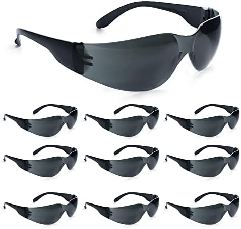 защитни очила с тонировкой amoolo на Едро от 24 парчета, Защитни слънчеви очила с защита от uv, устойчиви