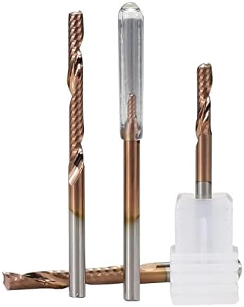 Машина с ЦПУ NUSHKI Single Flute Milling Cutter За Смилане инструмент От Метален Алуминий, 6x12