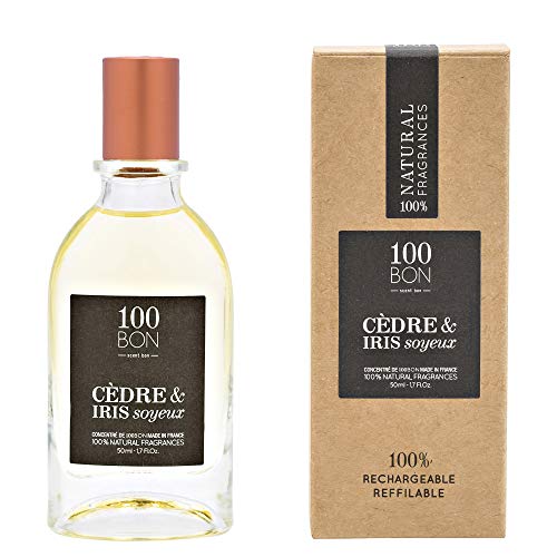 100BON Cedre & Iris Soyeux – Аромат шелковистого ирис и кедър за жени или мъже – Засилването на Органични аромат със сладък,