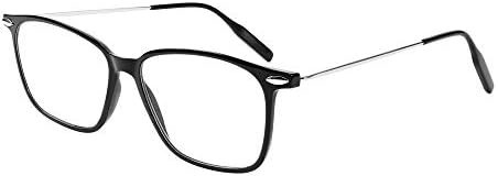 Ултра-тънки слънчеви Очила за четене FEISEDY със Защита от Синя светлина За четене Квадратни Тънки Очила с Компактен