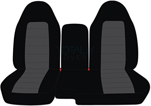 СЕДАЛКИТЕ са НАПЪЛНО съвместими с двуцветен чехлами за седалките на камиона Chevy Колорадо/GMC Canyon 2004-2012 година на