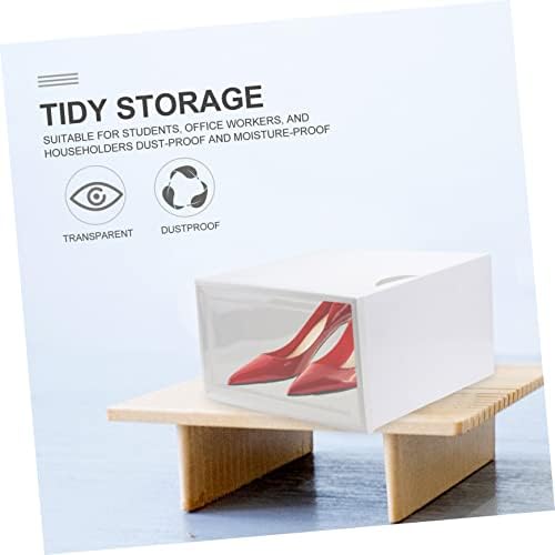 Zerodeko 1 бр. Кутия с Прозрачна Пластмасова Кутия за обувки Прозрачни Чекмеджета-Организаторите за Грим Прозрачни