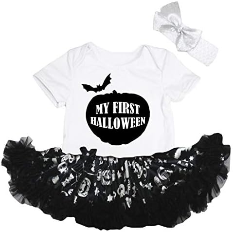 Бебешка рокля-пакетче Petitebella Тиква My First Хелоуин Bodysuit Nb-18m