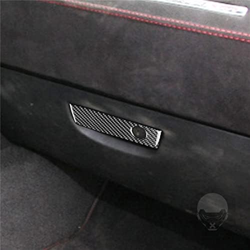 Стикер върху черна лента от въглеродни влакна, Стикер на накладку, Съвместима с Dodge Challenger 2008-2014