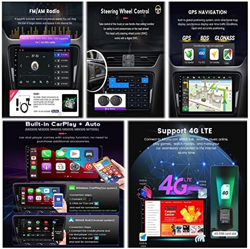 9-инчов DVD плейър с докосване на екрана и Автомобилен радио Android Стерео за Toyota bB 2 2005- Подкрепа CarPlay FM WLAN
