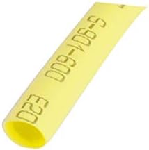 X-DREE 2 елемента 600 В Съотношение 2: 1-3 мм Диаметър на Свиване тръба 3,3 ft 1 m Жълт (2 елемента 600 В Съотношение
