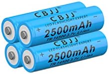 14500 Литиево-йонна Акумулаторна батерия от 3.7 На 2500 ма за фенерче (синьо, 8 бр.)