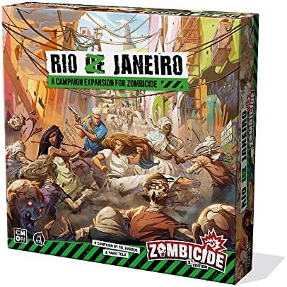 Допълнение към игра на дъска Zombicide 2nd Edition Rio Z Janeiro | Стратегическа Настолна игра | Кооперативната