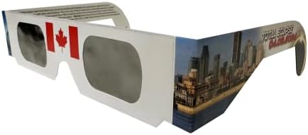 Очила Eclipse - 10 двойки - Одобрени от AAS - Сертифицирани по ISO, безопасни за всички слънчеви затъмнения -